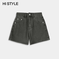 HI STYLE Women Short Jeans - Grey - FVJ410833 / Seluar Jeans Pendek Perempuan - Kelabu