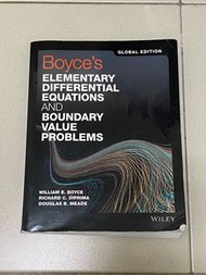 微分方程Boyce’s elementary differential equations and boundary value problems
