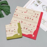 京都風呂敷包巾-日本意象 中巾-地藏(粉/綠)