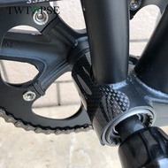 《Baijia Yipin》 TWTOPSE Carbon Cycling Bike Bottom Bracket Sticker Protection For Brompton 3SIXTY Folding Bicycle Frame BB Protector accessories