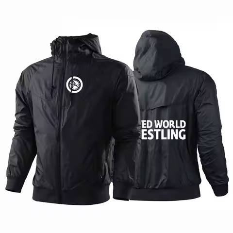2025 Simple Style Coat Spring And Autumn Man's High End Luxury Jacket United World Wrestling UWW Log