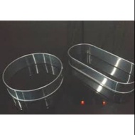 Roti Burger Ring, Roti Oblong Ring, Roti John Ring Aluminium Tinggi 1"inch