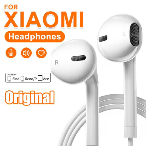 HiFi Headphones For Xiaomi Mi 13 12 Type C Wired Earphones Redmi Note 9 10 11 POCO X5 Pro Earbuds He