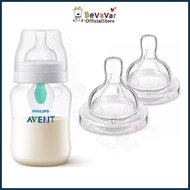 BEVAVAR Avent Classic Baby Bottle Pacifier Replacement Teat Bottle Nipple Anti-Colic Puting Bayi BPA FREE