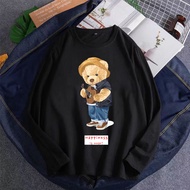 HAPPINESS IS NEAR TEDDY BEAR XS-3XL T SHIRT LENGAN PANJANG PEREMPUAN BAJU LENGAN PANJANG LELAKI TSHIRT WOMAN PLUS SIZE