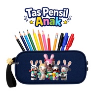 Rabbits Invasion Children's Pencil Case, Kindergarten,/, Elementary School Children's Pencil Case, F
