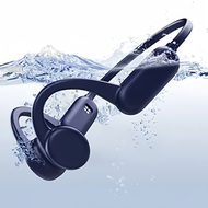 （Limited Time Promotion） X18pro Bone Conduction earphone IPX8 waterproof swimming earphone TWS blue Bluetooth wireless sports earphone with microphone htc32 G memory MP3 music player outdoor sports hiking