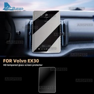 For Volvo EX30 2024-2026 Car Tempered Glass Screen Protector Anti-fingerprint Anti-reflective Light 