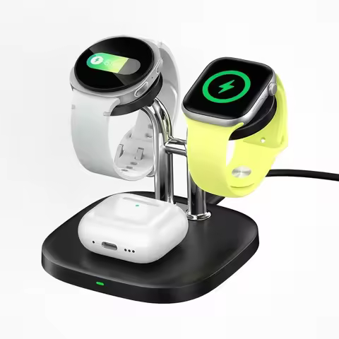 SwanScout 704D Dual Watch Charger for Samsung Watch Ultra 8 Classic 7 6 5 4 3 Wireless Charger for A