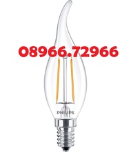 Bóng đèn trang trí Philips LedClassic 2-25W BA35 E14 WW CL ND APR