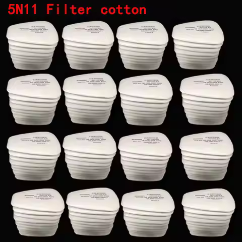 5N11 Dust Cotton Filter Paper Filters For 6001/6200/7502/6800 Series Chemical Spraying Painting Resp