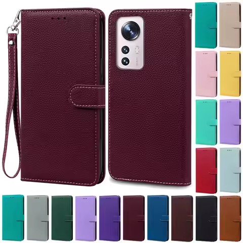 Mi 12 Lite Case for Xiaomi 12 Lite / Mi 12S Pro Wallet Leather Flip Case For Xiaomi 12X 12 Pro Mi12 