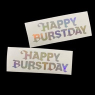 [kstuffind] HAPPY BUSRTDAY HOLOGRAM SEVENTEEN EDITION HOLO STICKER SVT HBD