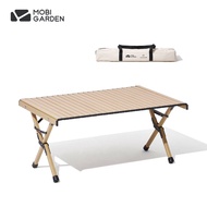 MOBI GARDEN Camping Folding Aluminum Table Egg Roll Table Portable Lightweight Outdoor Indoor Picnic