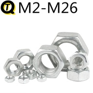 4.8 Grade Nut Iron Galvanized Hex Nut (Ready Stock M2M3M4M5M6M8M10M12M14M16) Bolt Screw Cap M20M26M3