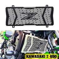 Motorcycle Radiator Grilles Cover Guard Protection Cover Stainless Steel Radiator For KAWASAKI Z650 