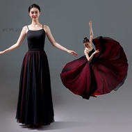 720 Degree Chiffon 2 Layer Classical Dance Long Skirt