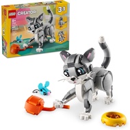 LEGO Creator 3 in 1 Playful Cat Toy - Building Toy with 3 Building Options, Cat, Dog, or Pigeon - Bi