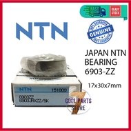 6903 ZZ NTN Japan Bearing 6903-ZZ (17 X 30 X 7mm) - 100% ORIGINAL