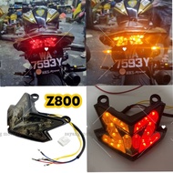 KAWASAKI ZX6 ZX636 Z800 2013-2017 TAIL LAMP LED WITH SIGNAL LIGHT BRAKE LAMPU BELAKANG BREK LAMPU
