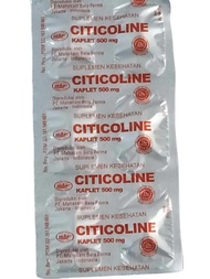 CITICOLINE MAHAKAM 500 MG STRIP 6 KAPLET