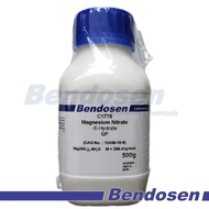 Magnesium Nitrate 6H2O QP, 500g, Bendosen.