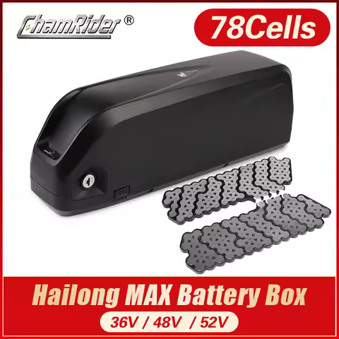 Electric Bike Battery Box, E-bike Battery Case, Box for HaiLong, SSE-112, 10S8P, 13S6P, 14S6P, Downt