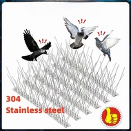 33cm Bird Repellent Mat Spikes S/Steel Animal Repeller Chase Birds Device Dashboard Penghalang Burun