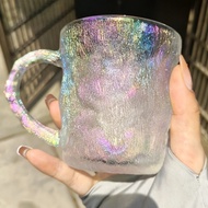 [Rainbow Glasses] Eikon 2-Pack Hawaiian Themed Rainbow Glacier Glasses | 9.81oz Glass, Hand Wash Onl