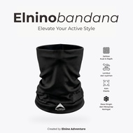 Elnino Multipurpose Headwear Mask Bandana Buff Outdoor Quick dryBANDO - Solid Black