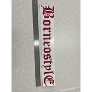 stiker borneo style new