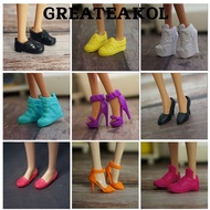 GREATESKOL 1/6 Dolls Boot Female Foot Length 2.2cm Fashion High Heels Shoes