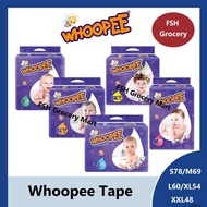 Diapers Whoopee Tape - S72M60L50XL44XXL40