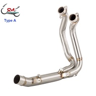 Motorcycle Exhaust Escape Modify Mid Link Pipe Slip On For BMW F900R F900 R F900XR F900 XR 2020 2021