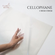 5 sheets Cellophane ±90cm x 100cm x 0.4 - Glass Plastic Cake Wrapping Hamper Bouquet Parcel