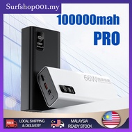 Powerbank 100000mah Original A34B Fast Charging Big Capacity Laptop Portable Powerbank Type C