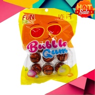 Gula-gula Getah Basketball Jam Filled Bubble Gum 96g, Candy Gum