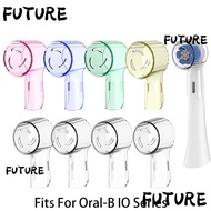 HL-FUTU 4PCS Electric Toothbrush Caps, Plastic Transparent Toothbrush Heads Dustproof Cover, Conveni