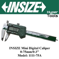 INSIZE Mini Digital Caliper - Model: 1111-75A (0-75mm/0-3") / 1111-100A (0-100mm/0-4")