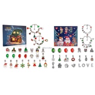 CH* Christmas Jewelry Advent Calendar Countdown Advent Calendar Bracelet DIY Kit