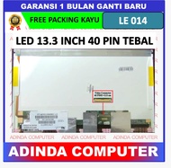 LCD LED Laptop LTN133AT17 LP133WH1 TL A1 A2 B133WX02 V.0 13.3 13 inch 40 Pin 40pin Tebal HD No Brack