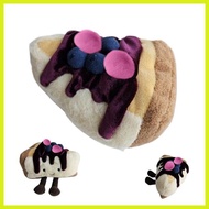 For EXCLUSIVE Crember Cheesecake Cheesecake Plush Toy Stuffed Cheesecake Shape Doll Plush Toy Cute F