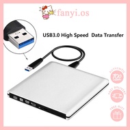 【Local Stock】USB 3.0 Portable Ultra-thin External 3D Blu-ray DVD/BD/CD Player /Writer/Burner
