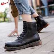 KY-DWarrior Dr. Martens Boots2022New Trendy Couples Mid Boots Men's British Style Retro Workwear Boots Men 3MGR