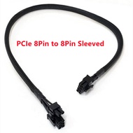 GPU Power Cable PCIe Single 8Pin 6+2Pin Sleeved Net 18AWG 60CM for Corsair RM650x, RM750x, RM850x, R