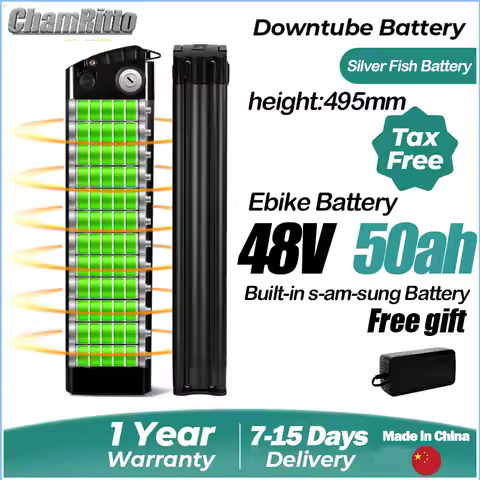 48v Electric bicycle Silverfish cham rider 30ah 25 40ah Battery Electric Bike 35ah 50ah 21700 Lithiu