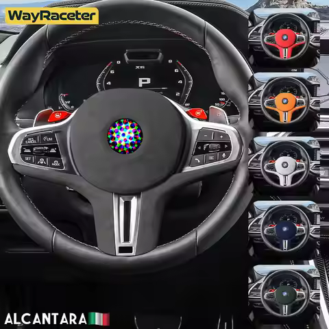 Alcantara Wrap Car Steering Wheel Airbag Interior Trim Cover For BMW X5 M F95 G05 X6 F96 G06 X3 G01 