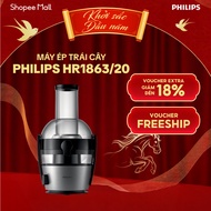 Philips HR1863 800W Juicer Fast Juicer, Compact Cleaning-