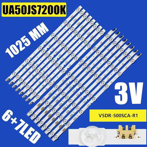 LED Backlight V5DR_500SCA_R1 for UE50JS7200U UE50JU6870U BN96-38480A V5DR_500SCB_R1 UE50JU6875U UE50