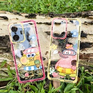DY-34 Clear Case for All Types of Mobile Phones REALME C55 / REALME C55 NFC CASE SPONGEBOB MOTIF